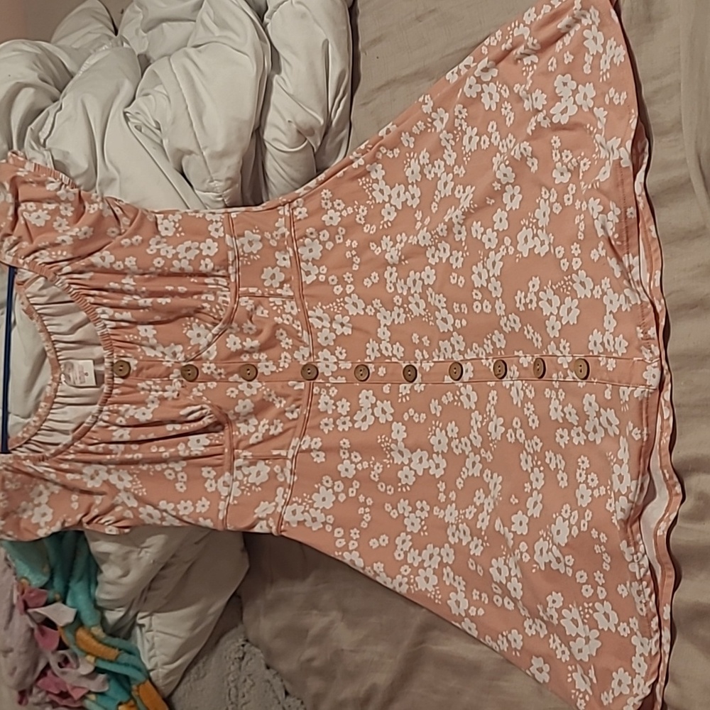 Pink Floral Dress